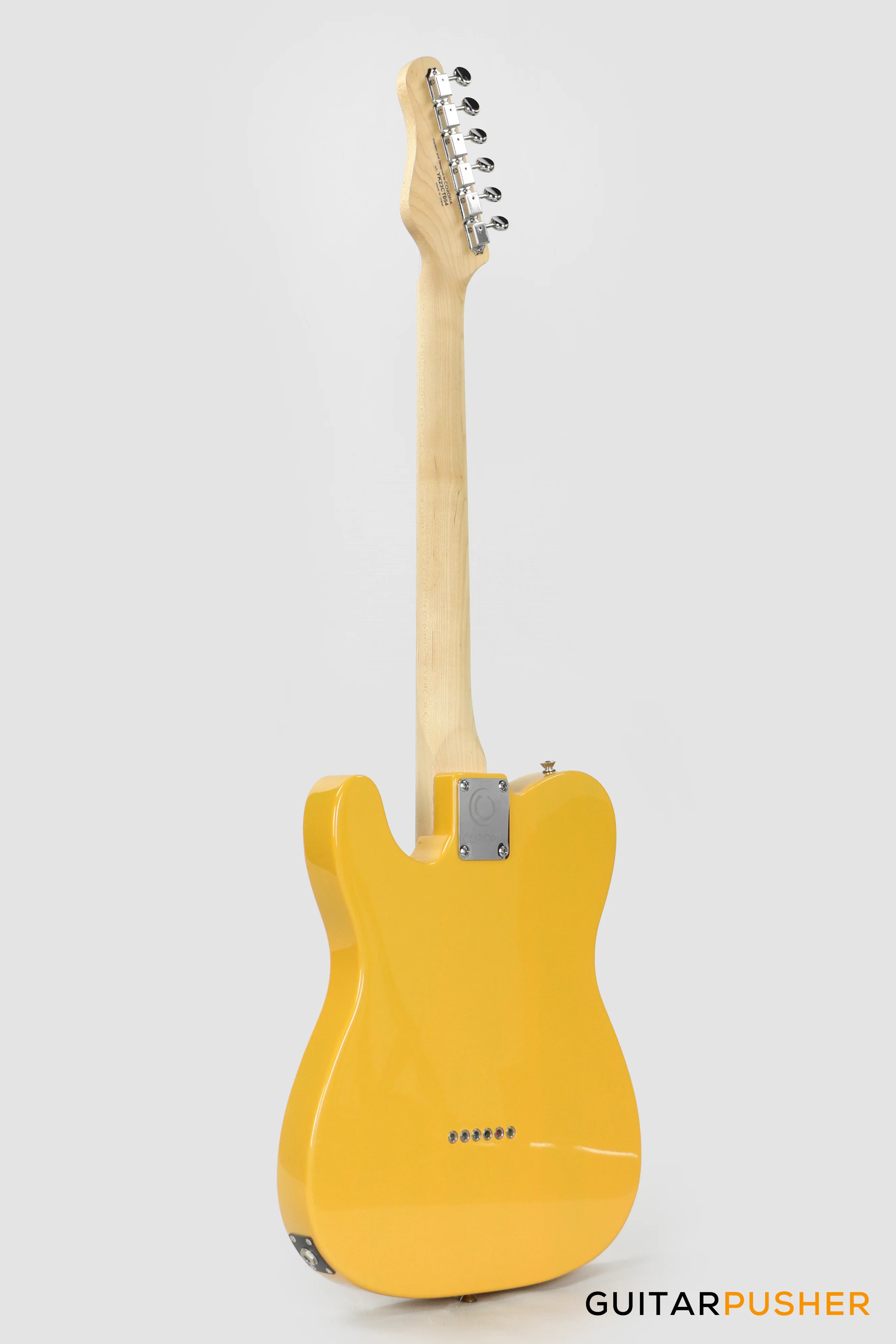 Corona Guitars Classic TE T-Style Electric Guitar w/ Gig Bag - Butterscotch Blonde - Image 6