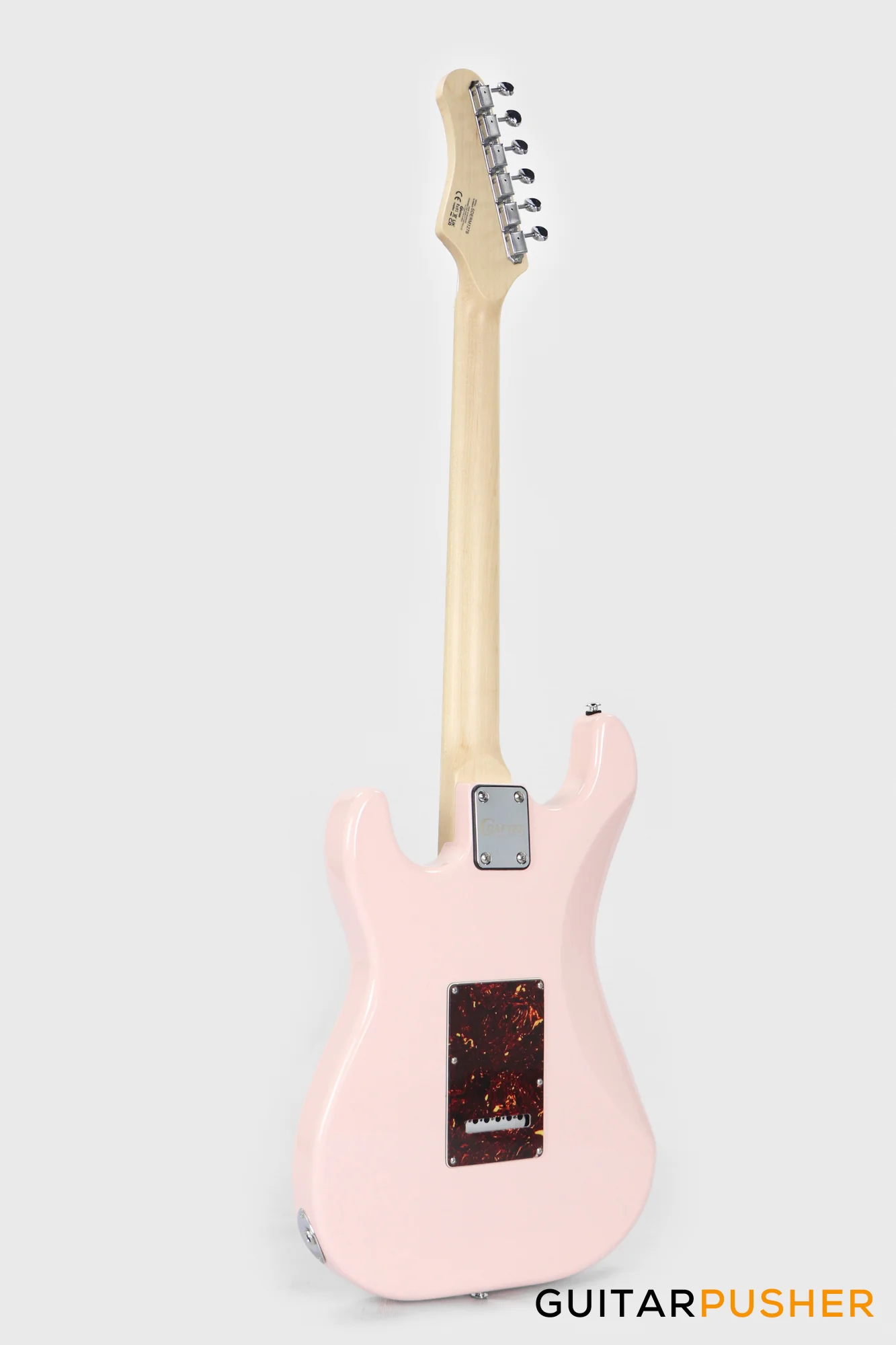 Crafter Guitars Crema S MP SP, S-Style HSS Electric Guitar, Maple Neck/Maple Fingerboard, w/ Gig Bag - Seoul Pink - Image 7