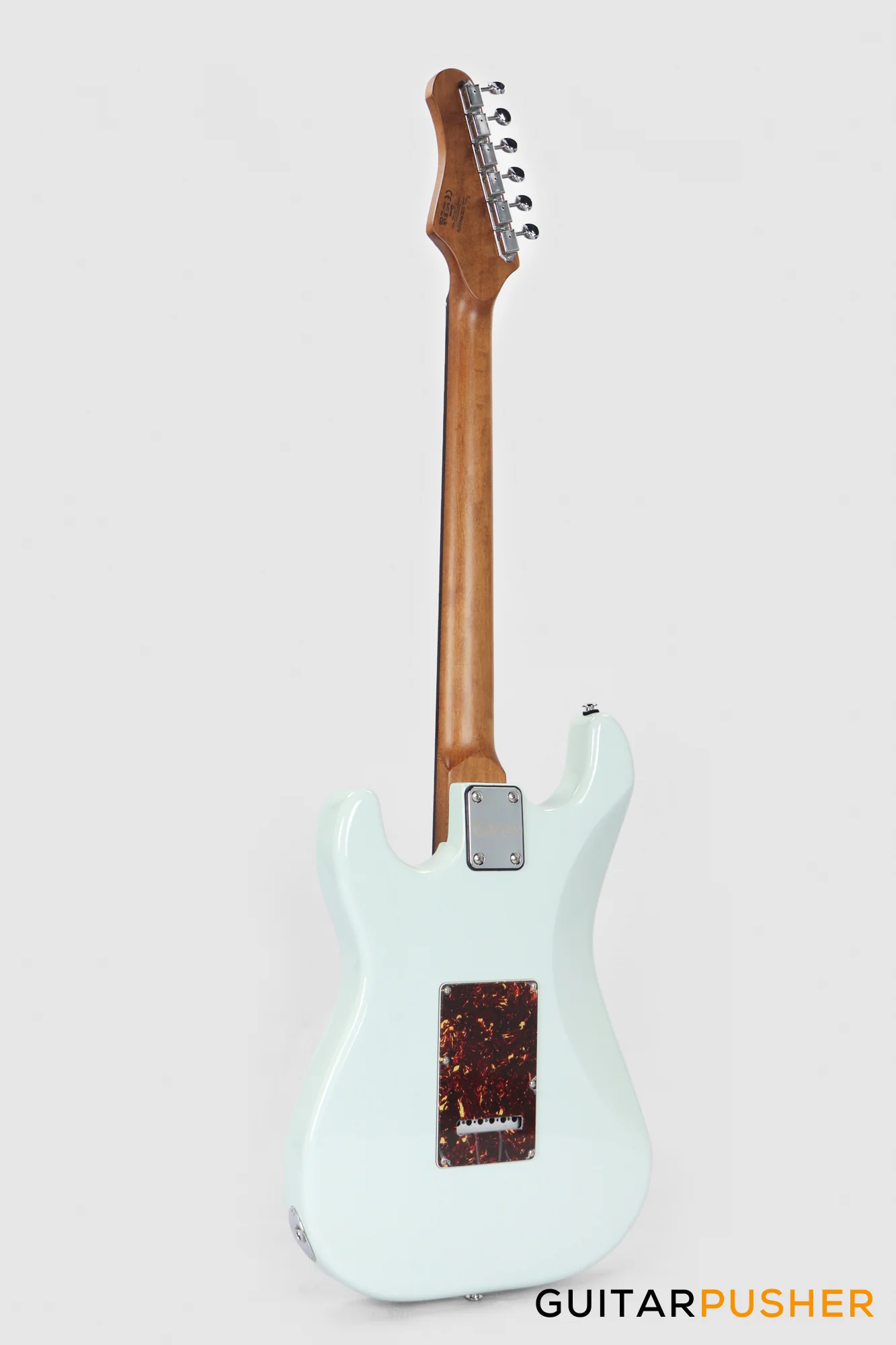 Crafter Guitars Crema S VVS RS DB, S-Style HSS Electric Guitar, Roasted Maple Neck/Rosewood Fingerboard, w/ Gig Bag - Day Blue - Image 7