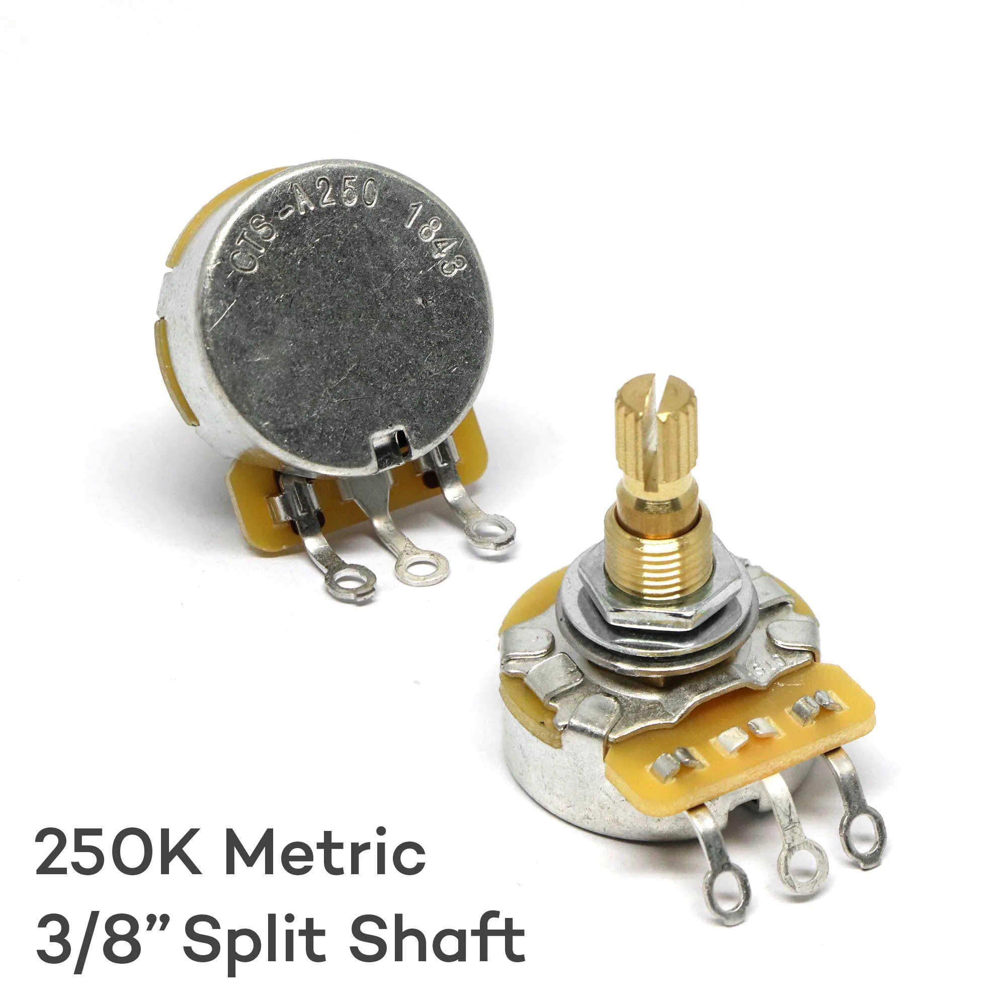 CTS 500k Potentiometer Metric 8mm hole 3/8 inch Tall - Image 9