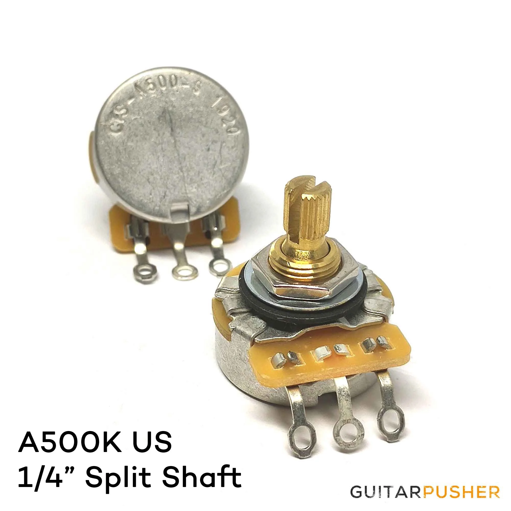 CTS 500k Potentiometer US Size 9.5mm Hole 1/4 inch Short - Image 2