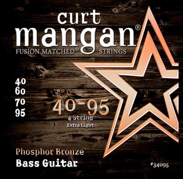 Curt Mangan Phosphor Bronze Acoustic Bass Guitar String Set