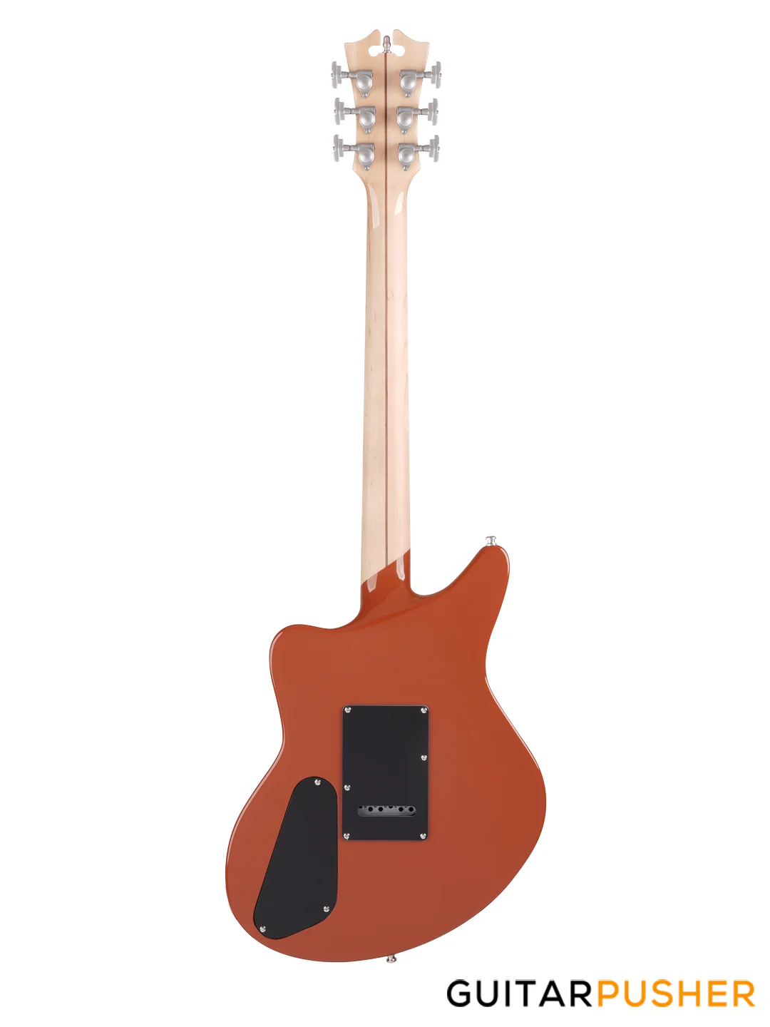 D'Angelico Deluxe Bedford SH LE Offset Rust Electric Guitar - Image 3
