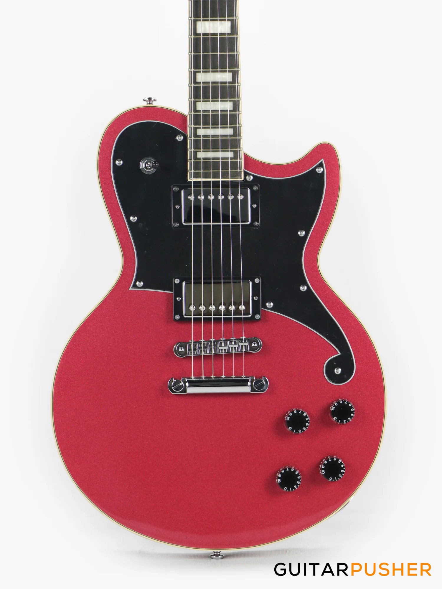 D'Angelico Premier Atlantic Single Cut Electric Guitar (Oxblood)