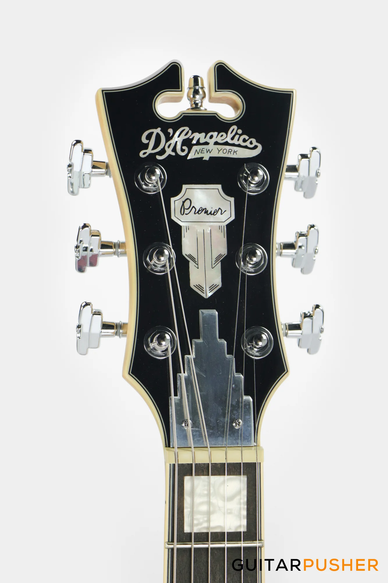 D'Angelico Premier Atlantic Single Cut Electric Guitar (Oxblood) - Image 6