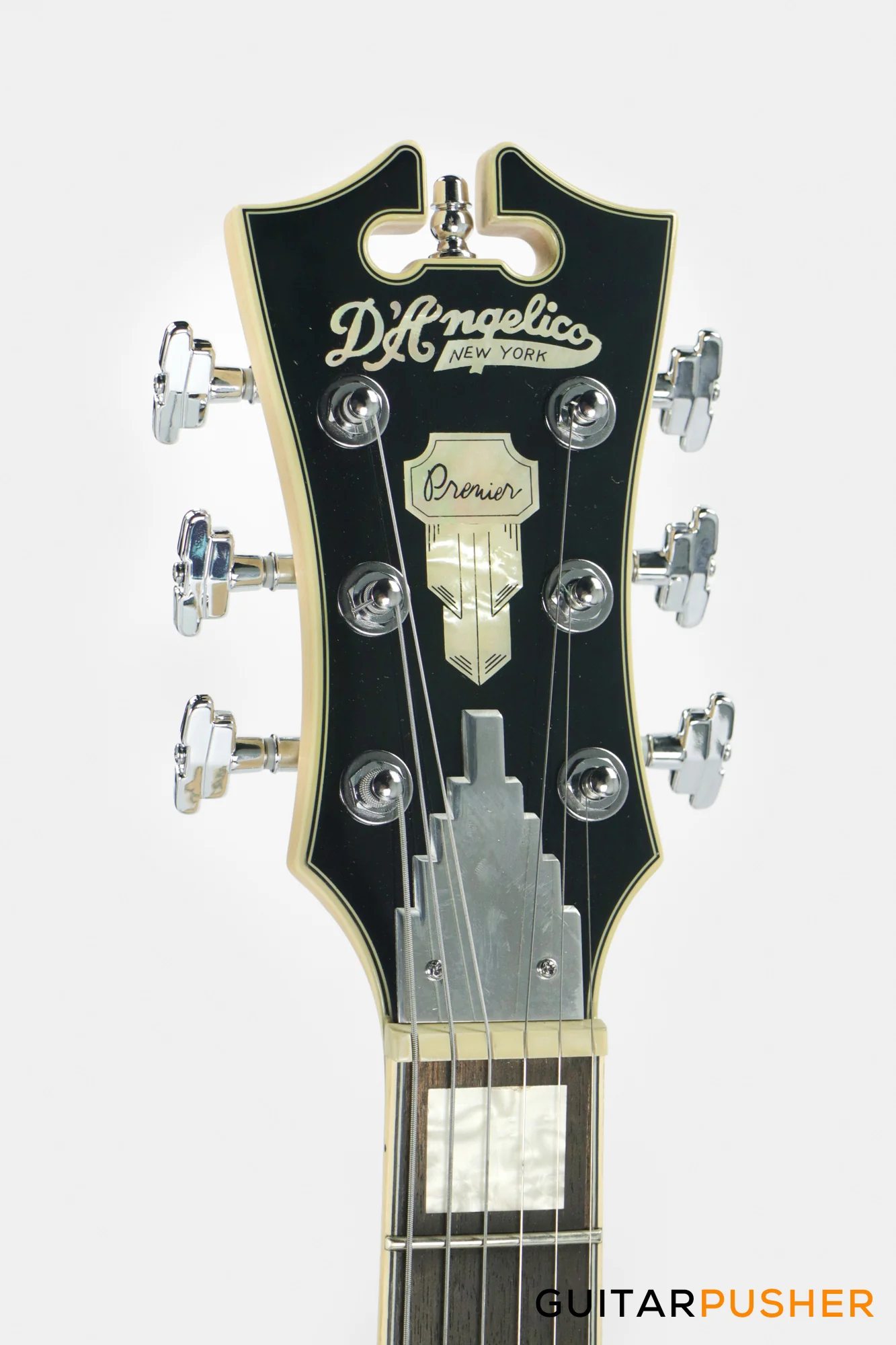 D'Angelico Premier Atlantic Single Cut Electric Guitar (Sky Blue) - Image 6