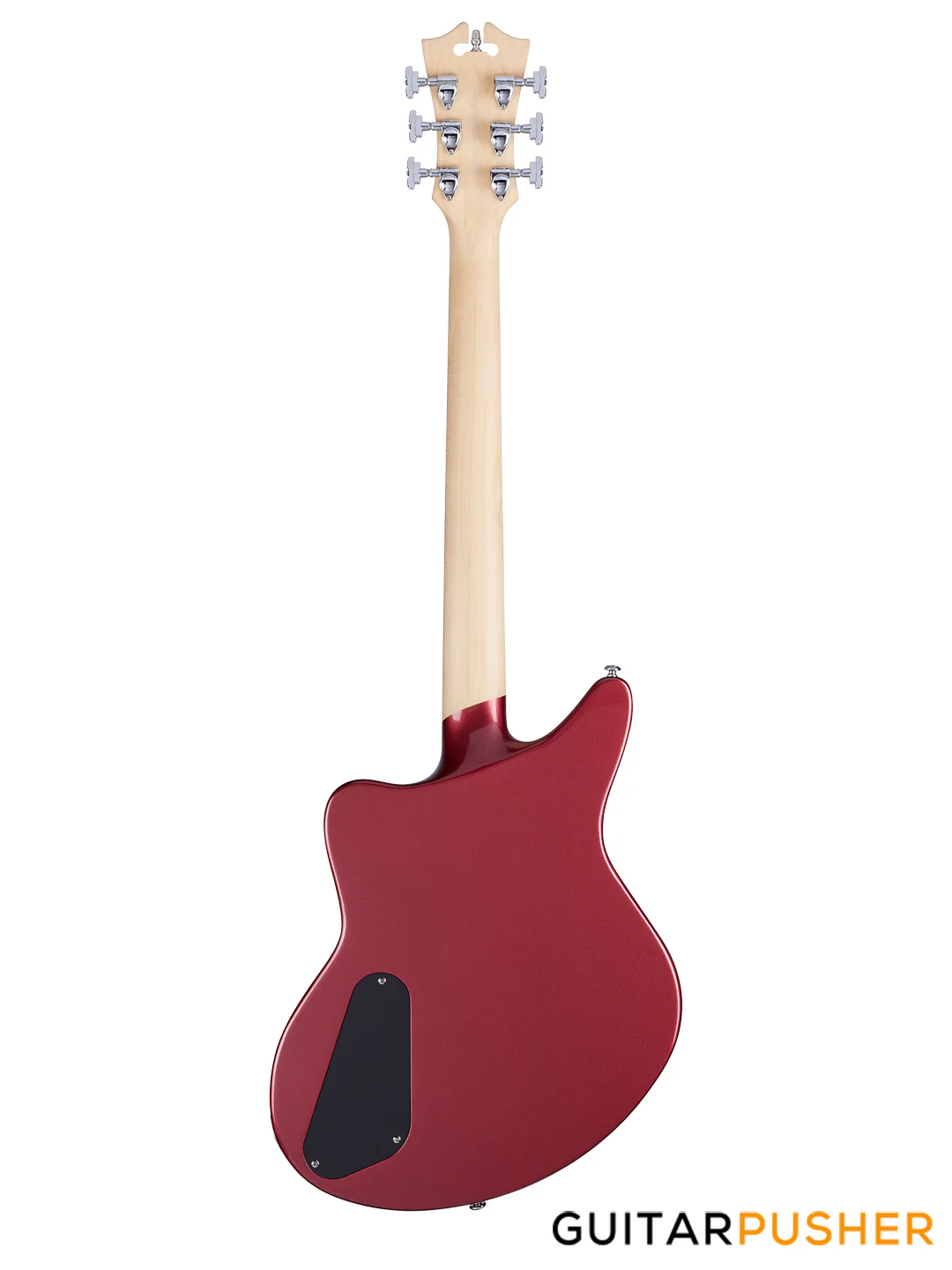 D'Angelico Premier Bedford SH Offset Oxblood Electric Guitar - Image 3