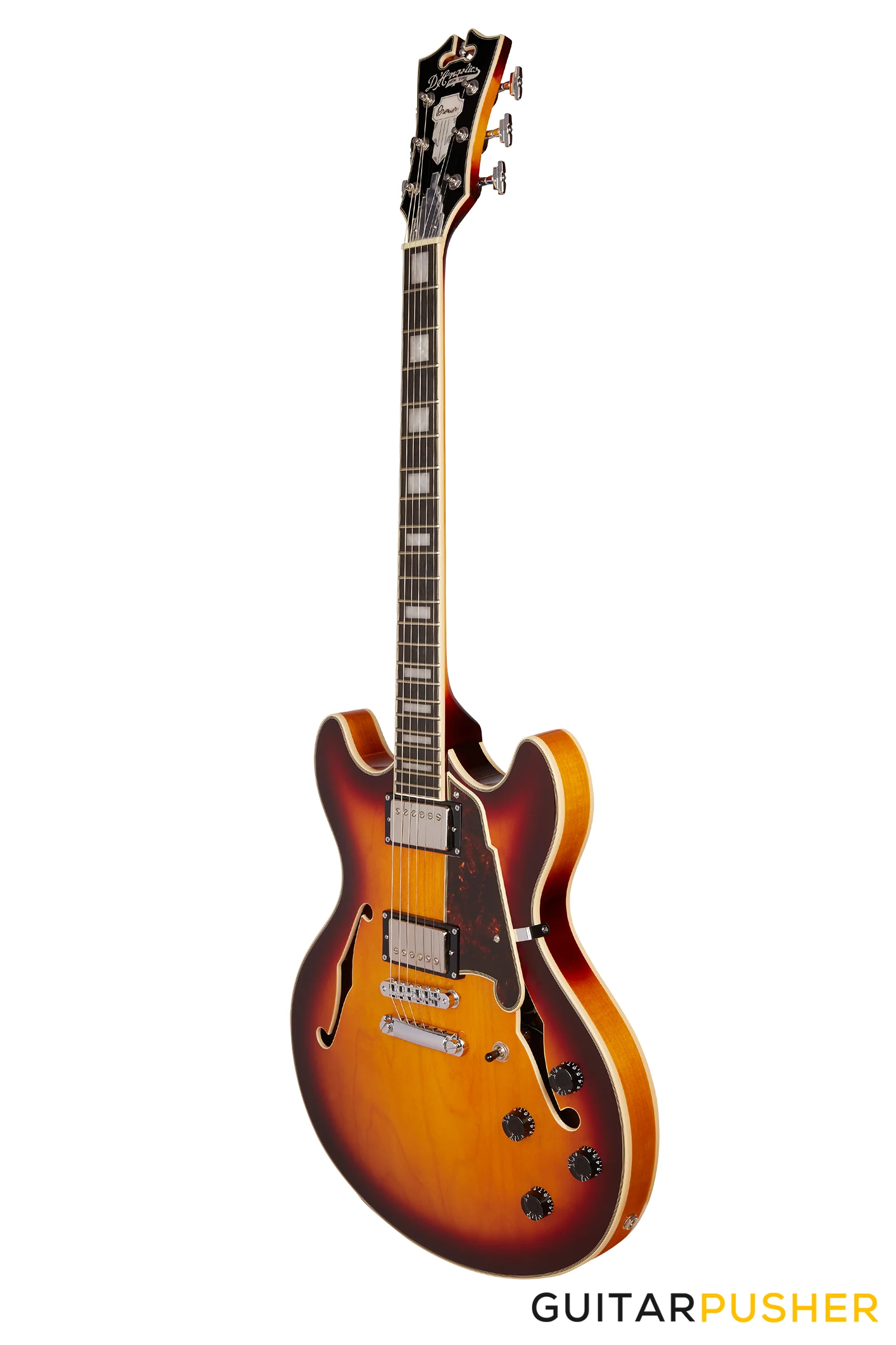 D'Angelico Premier DC Boardwalk Vintage Sunburst Electric Guitar - Image 4