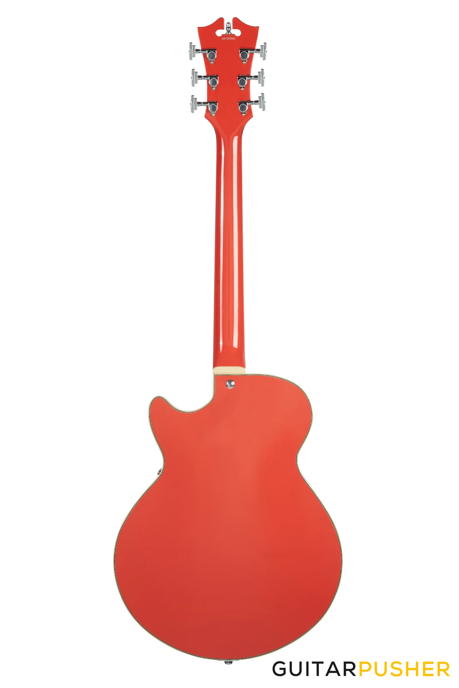 D'Angelico Premier SS Fiesta Red Stairstep Electric Guitar - Image 4