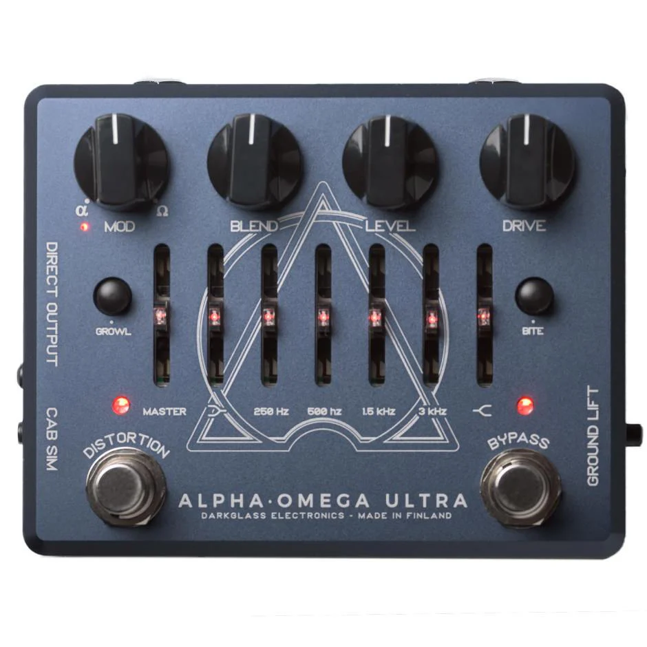 Darkglass Alpha Omega Ultra Dual Bass Preamp/OD Pedal - Image 7