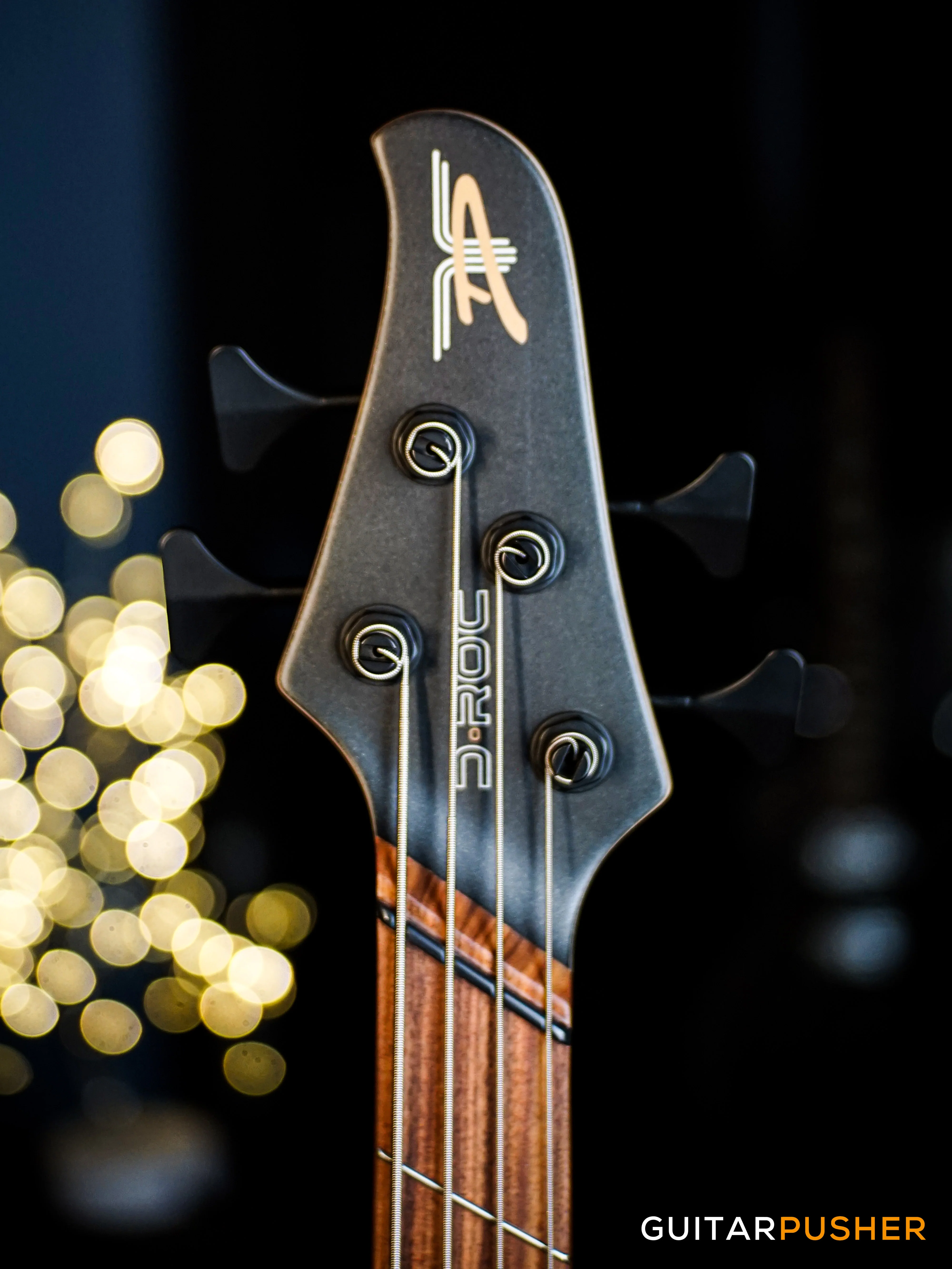 Dingwall D-Roc Standard 4-String Fanned Fret Bass - Gloss Metalflake Aquamarine - Image 5