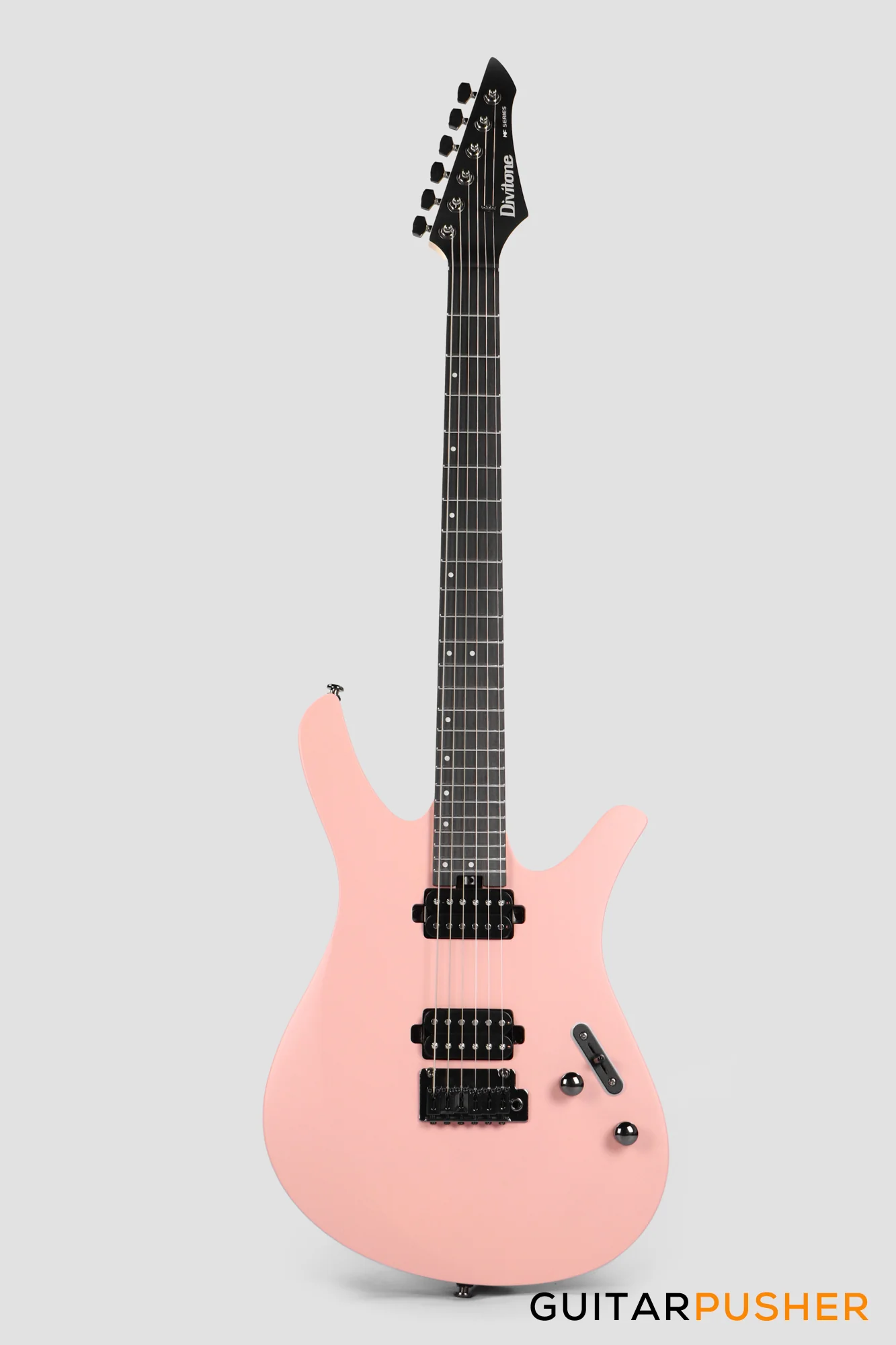 Divitone MF Studio DSG-10PK Smart Electric Guitar w/ Onboard Multi Effects - Pink - Image 2