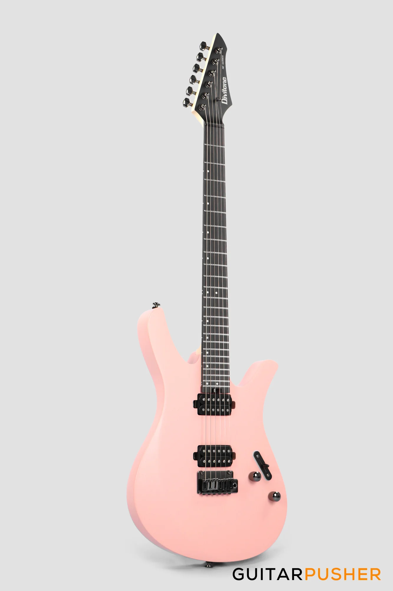 Divitone MF Studio DSG-10PK Smart Electric Guitar w/ Onboard Multi Effects - Pink - Image 4