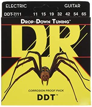 DR DDT Drop Down Tuning Electric Guitar Strings 7-strings
