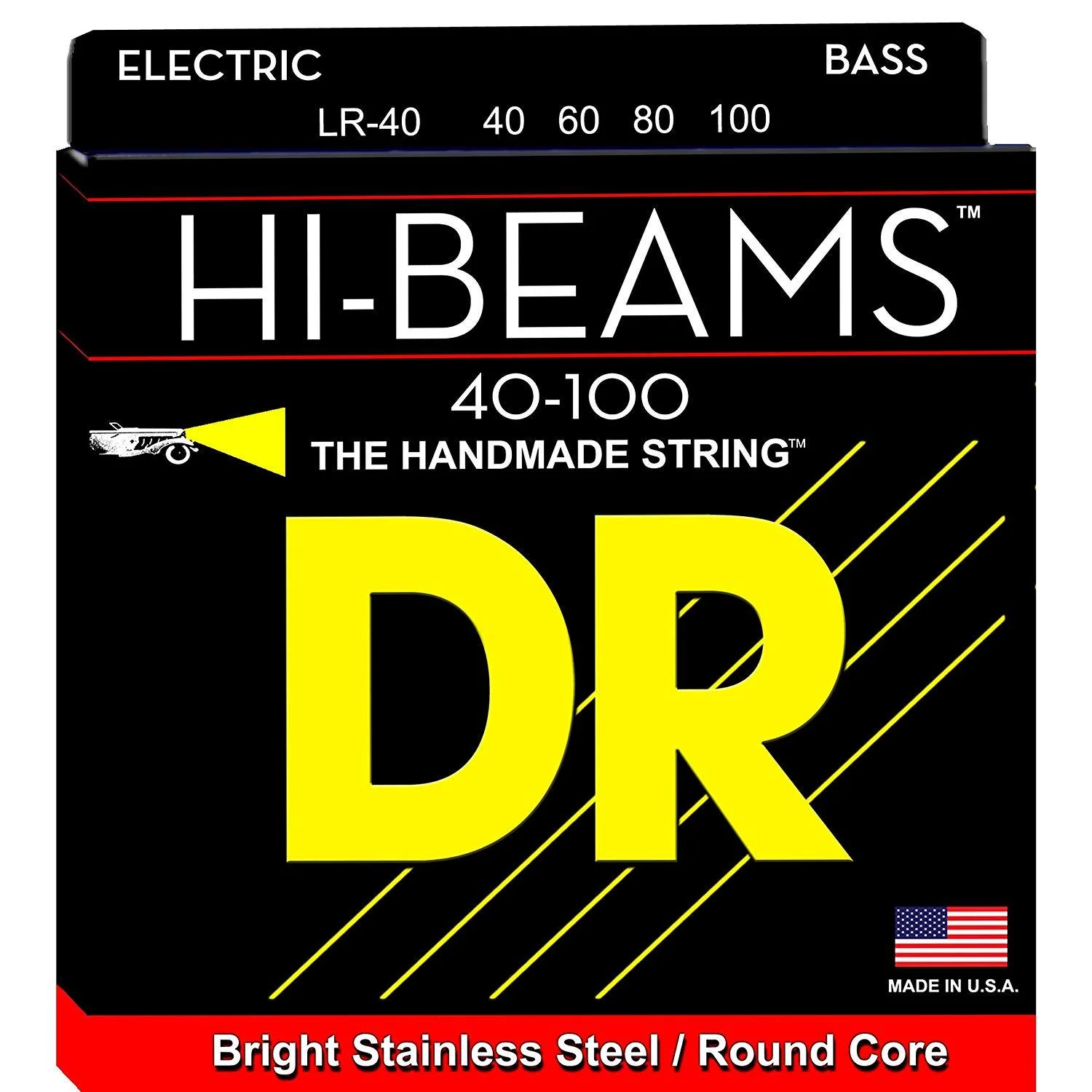 DR Hi-Beams Hand Made 4-String Bass Guitar Strings - Image 3
