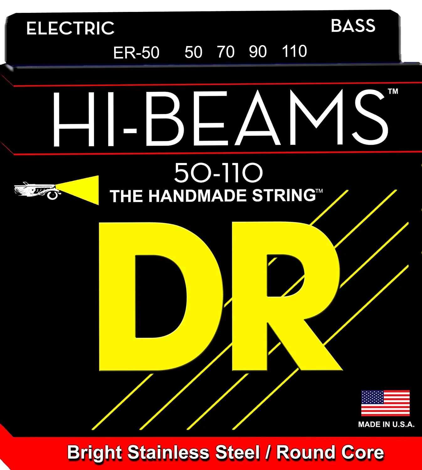 DR Hi-Beams Hand Made 4-String Bass Guitar Strings - Image 4