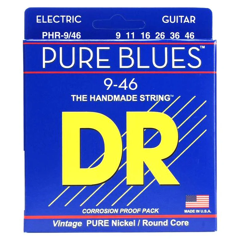 DR Pure Blues Real Vintage Nickel Electric Guitar Strings Heavy Bottom - Image 2