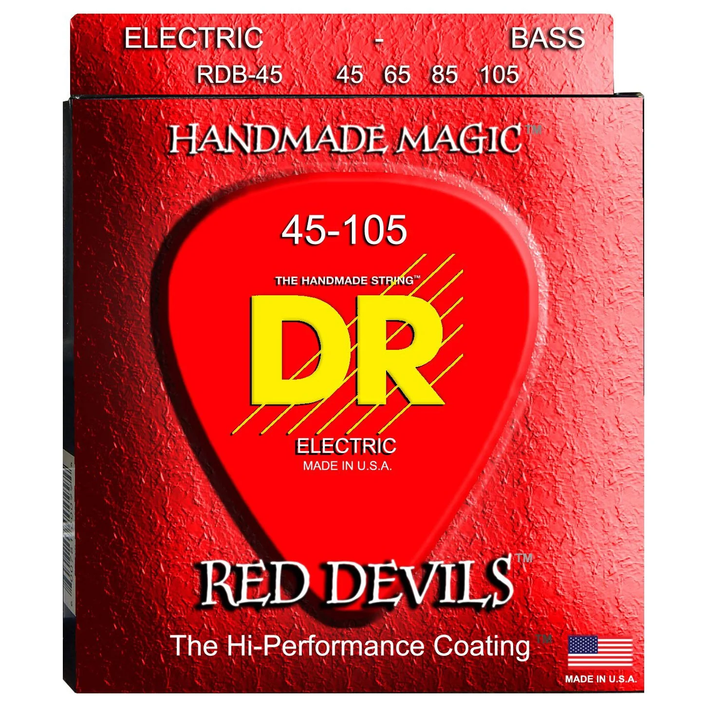 DR Red Devils 4-String K3 Coated Bass Strings