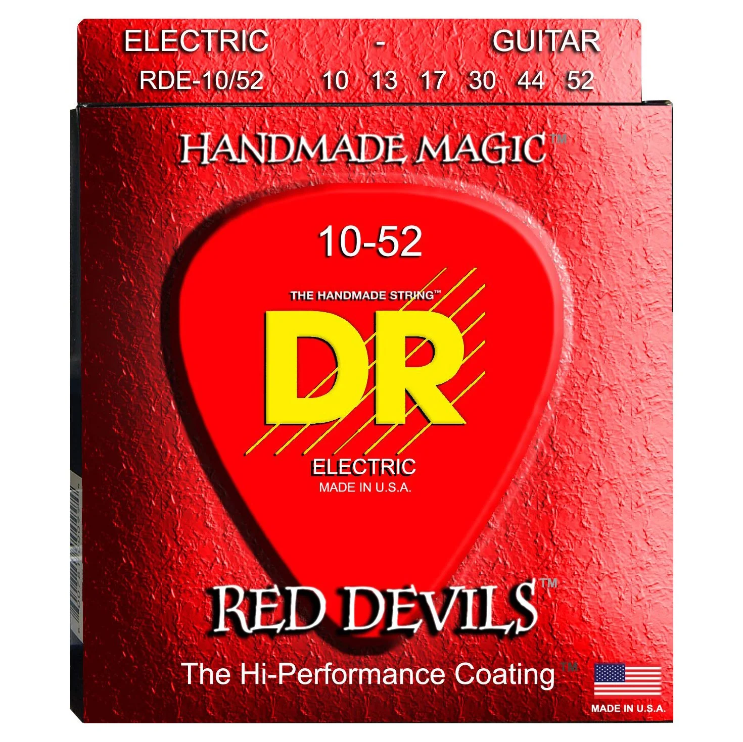 DR Red Devils K3 Coated Electric Guitar Strings - Image 2