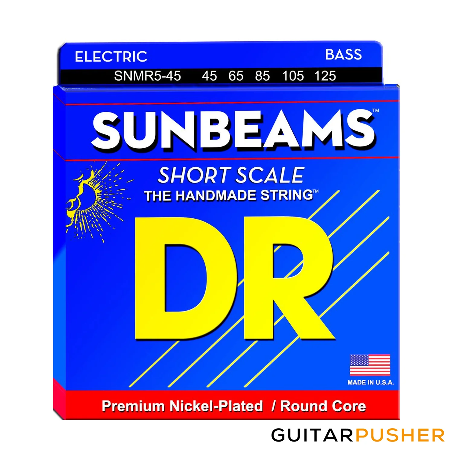 DR Sunbeams 5-String Short Scale Bass Guitar Strings