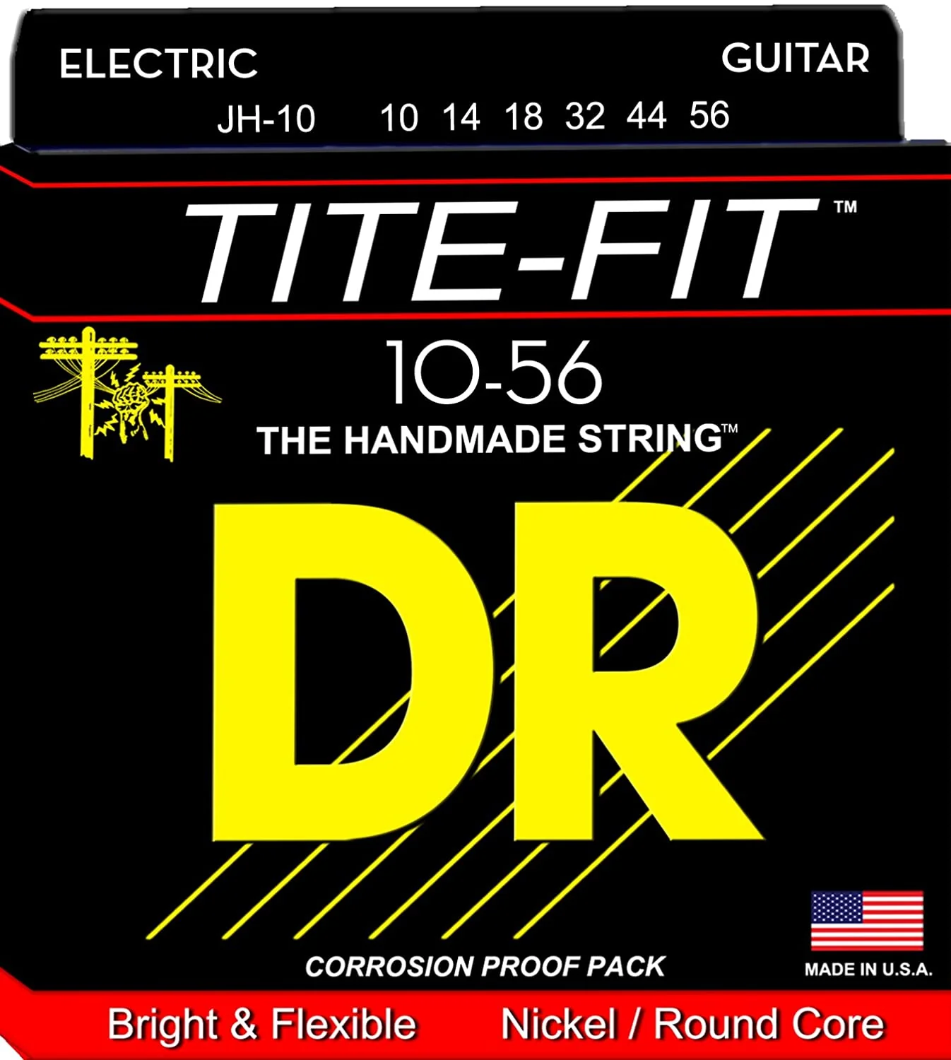 DR Tite-Fit Nickel Electric Guitar Strings Standard / Custom Gauge - Image 5