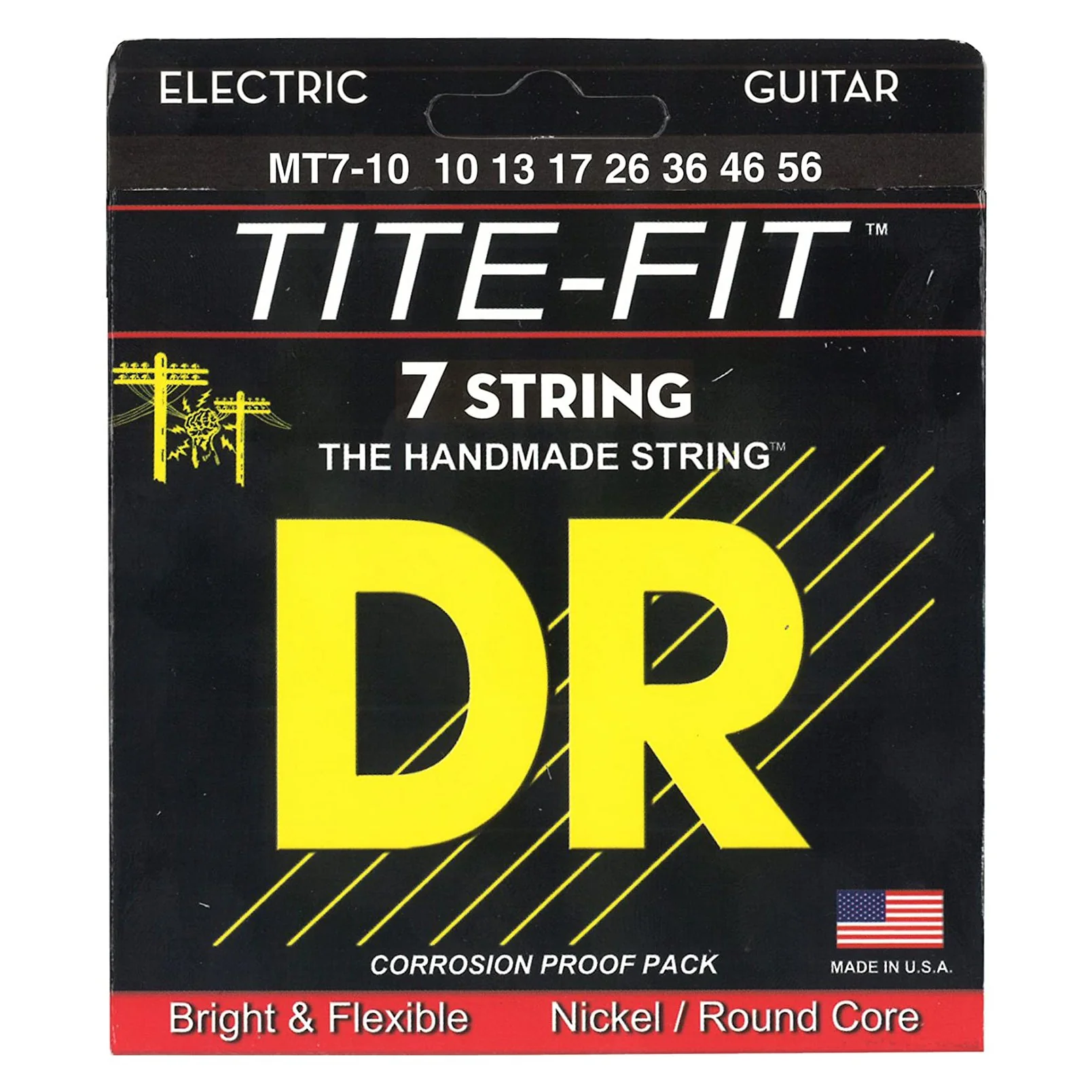 DR Tite-Fit Nickel Electric Guitar Strings 7-strings - Image 2