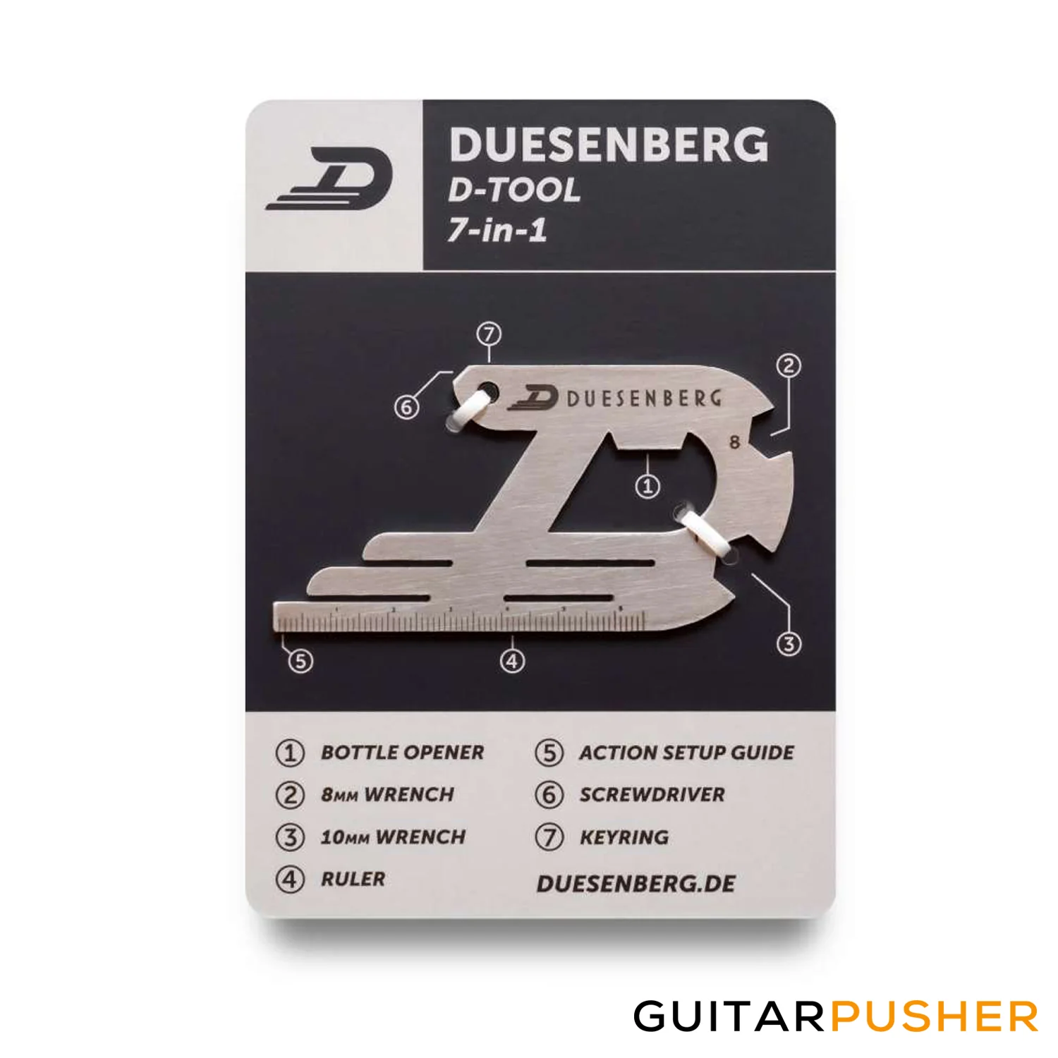 Duesenberg D-Tool 7-in-1 Multitool for Guitars - Image 2