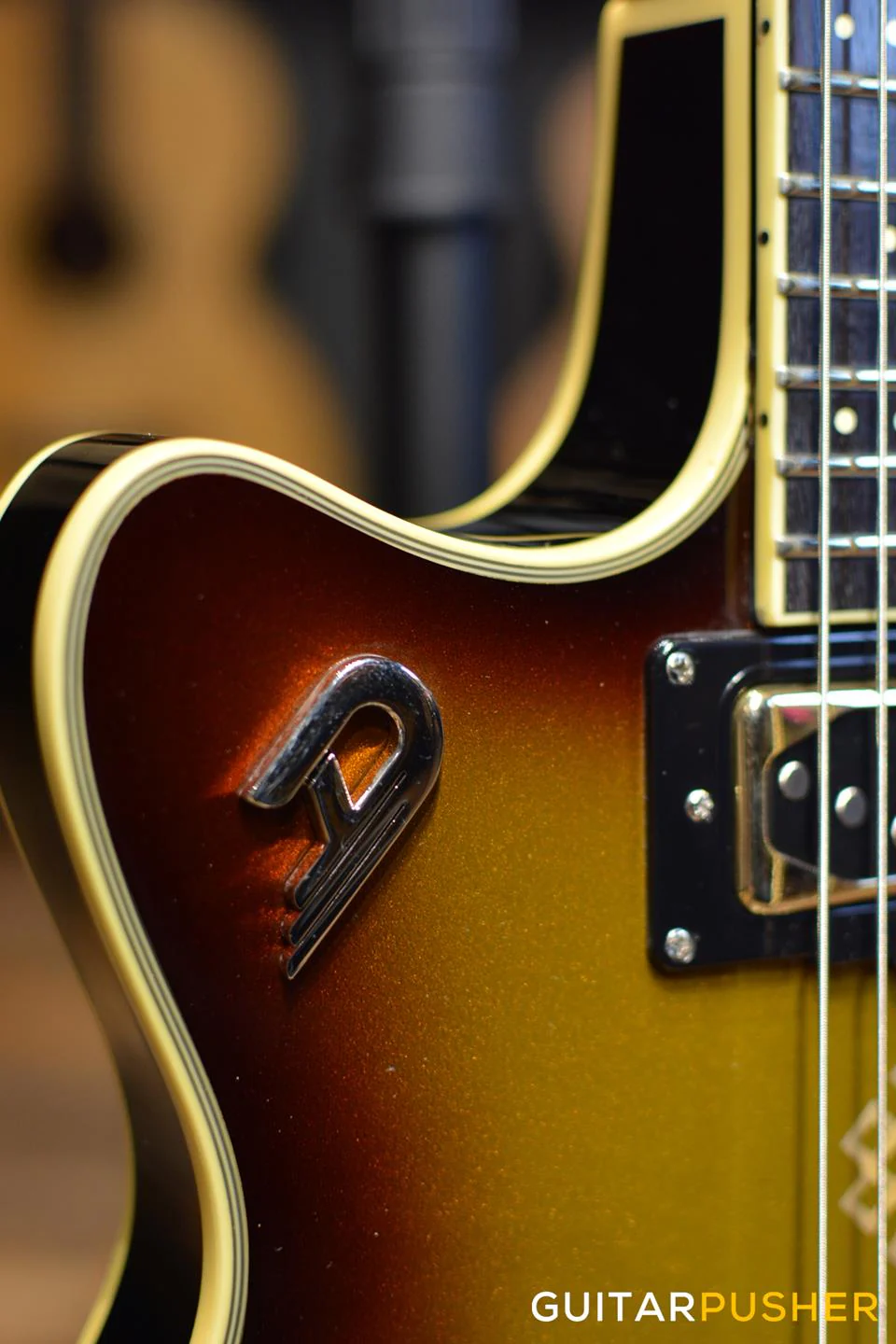 Duesenberg Guitars Alliance Series Joe Walsh Signature Electric Guitar (Gold Burst) - Image 7