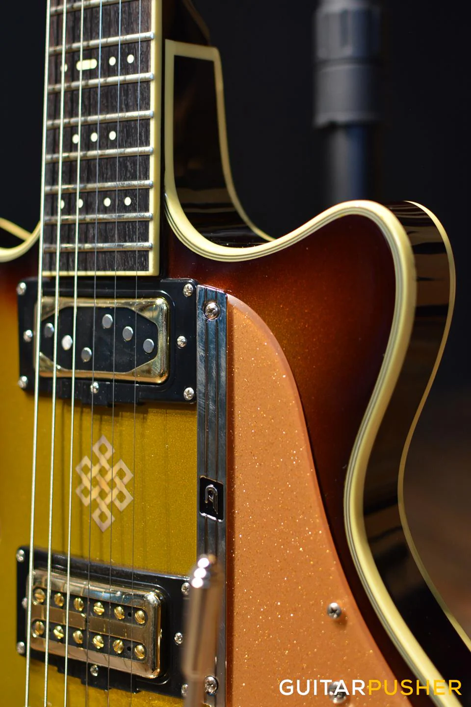 Duesenberg Guitars Alliance Series Joe Walsh Signature Electric Guitar (Gold Burst) - Image 8