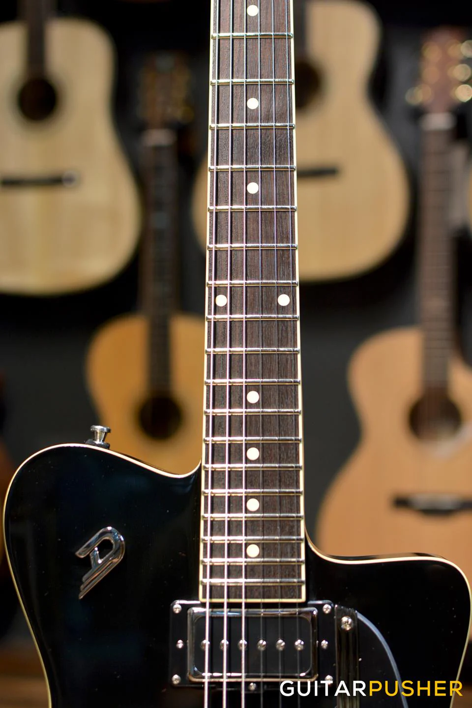Duesenberg Guitars Caribou Electric Guitar (Black) w/ Hard Case - Image 9