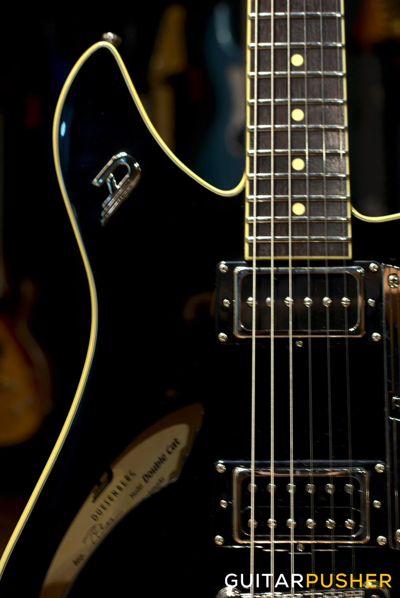 Duesenberg Guitars Double Cat Electric Guitar (Black) w/ Hard Case - Image 6