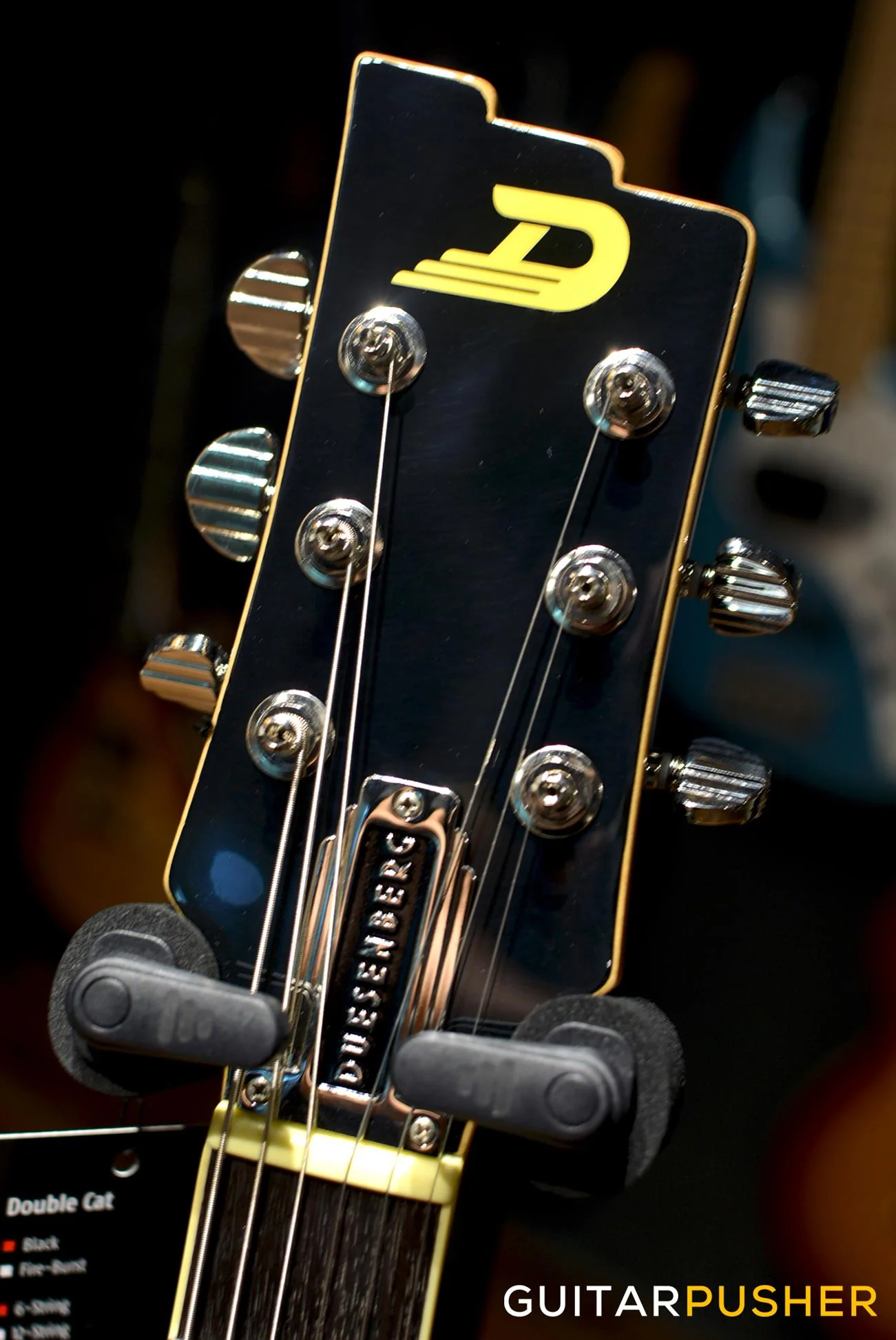 Duesenberg Guitars Double Cat Electric Guitar (Black) w/ Hard Case - Image 8