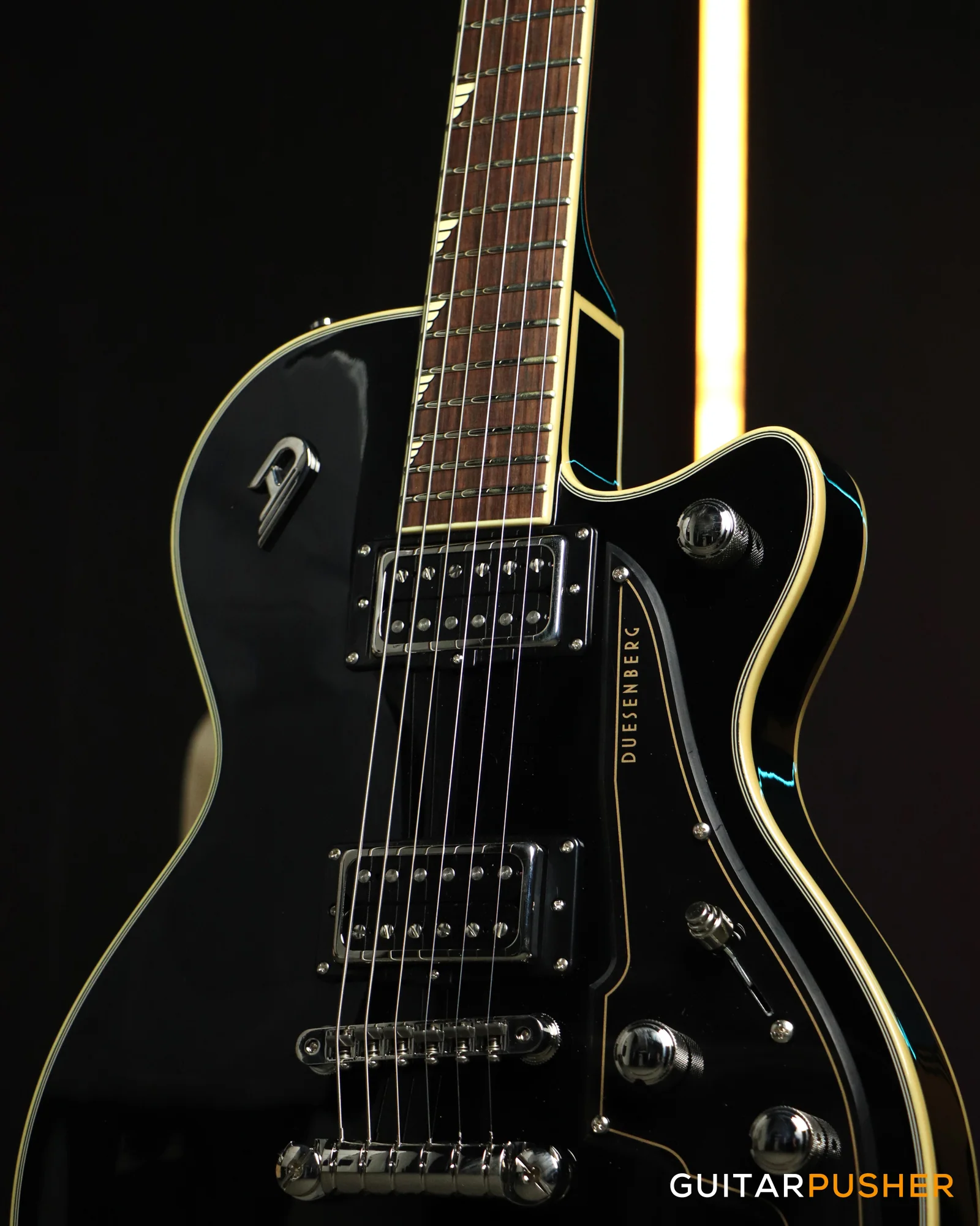 Duesenberg Fantom S Electric Guitar W/ Hardcase - (Black) - Image 3