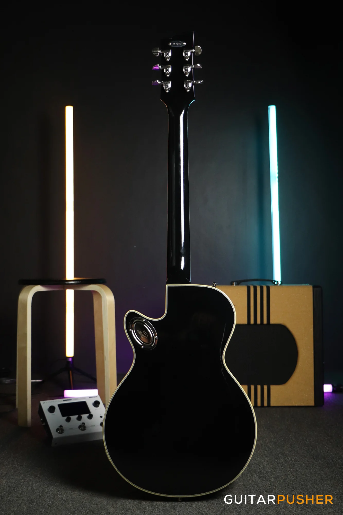 Duesenberg Fantom S Electric Guitar W/ Hardcase - (Black) - Image 4