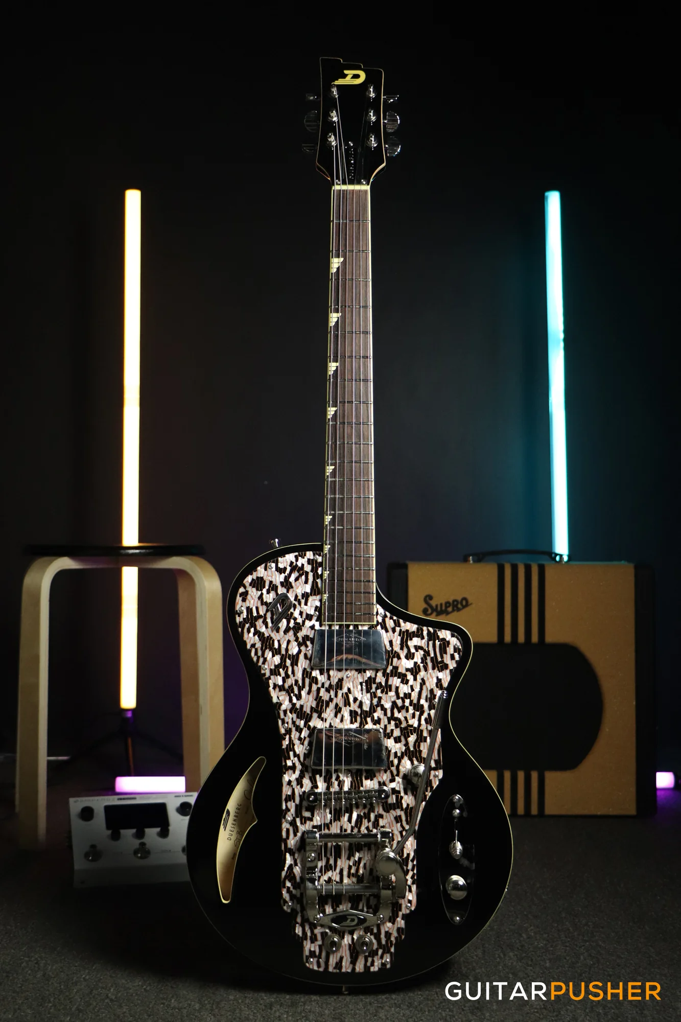 Duesenberg Guitars Julia Electric Guitar (Black) w/ Hard Case - Image 2