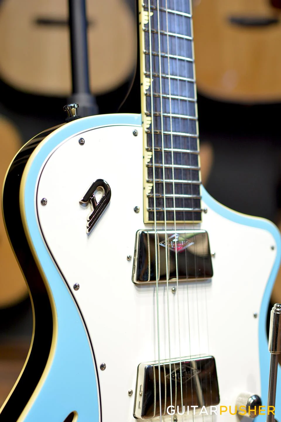 Duesenberg Guitars Julia Electric Guitar (Narvik Blue) w/ Hard Case - Image 2