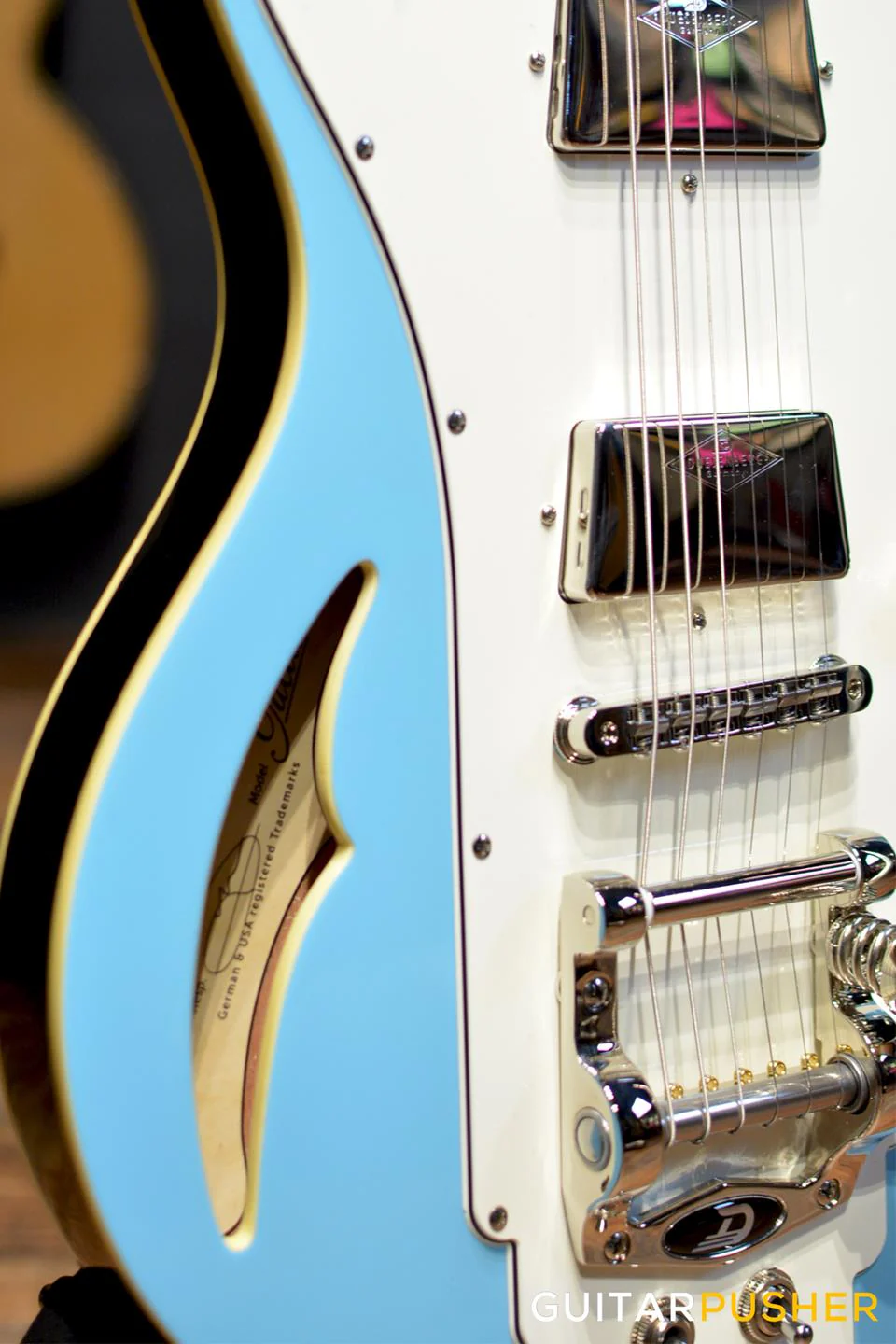 Duesenberg Guitars Julia Electric Guitar (Narvik Blue) w/ Hard Case - Image 7