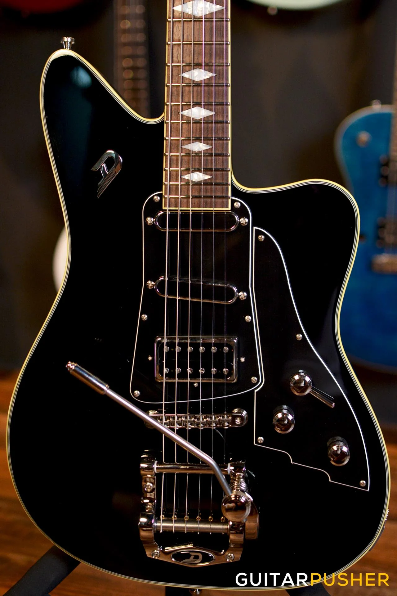 Duesenberg Guitars Paloma Electric Guitar (Black) w/ Hard Case - Image 6