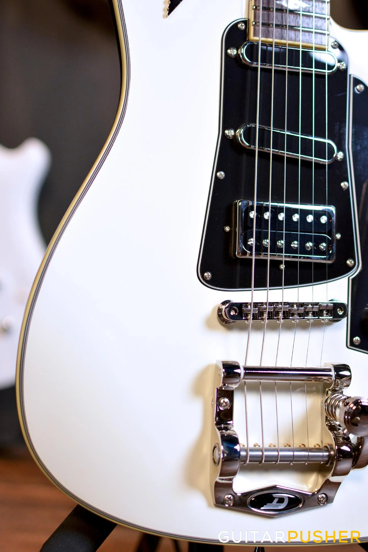 Duesenberg Guitars Paloma Electric Guitar (White) w/ Hard Case - Image 5