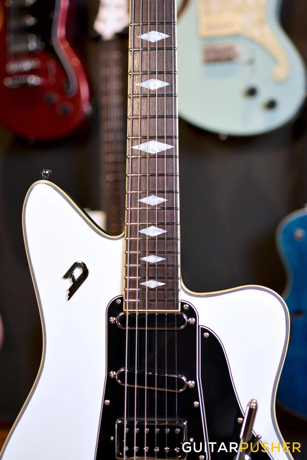 Duesenberg Guitars Paloma Electric Guitar (White) w/ Hard Case - Image 9