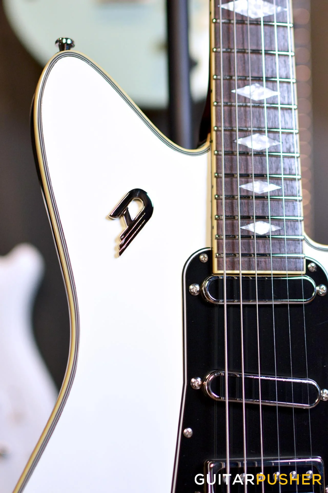 Duesenberg Guitars Paloma Electric Guitar (White) w/ Padded Gigbag - Image 2