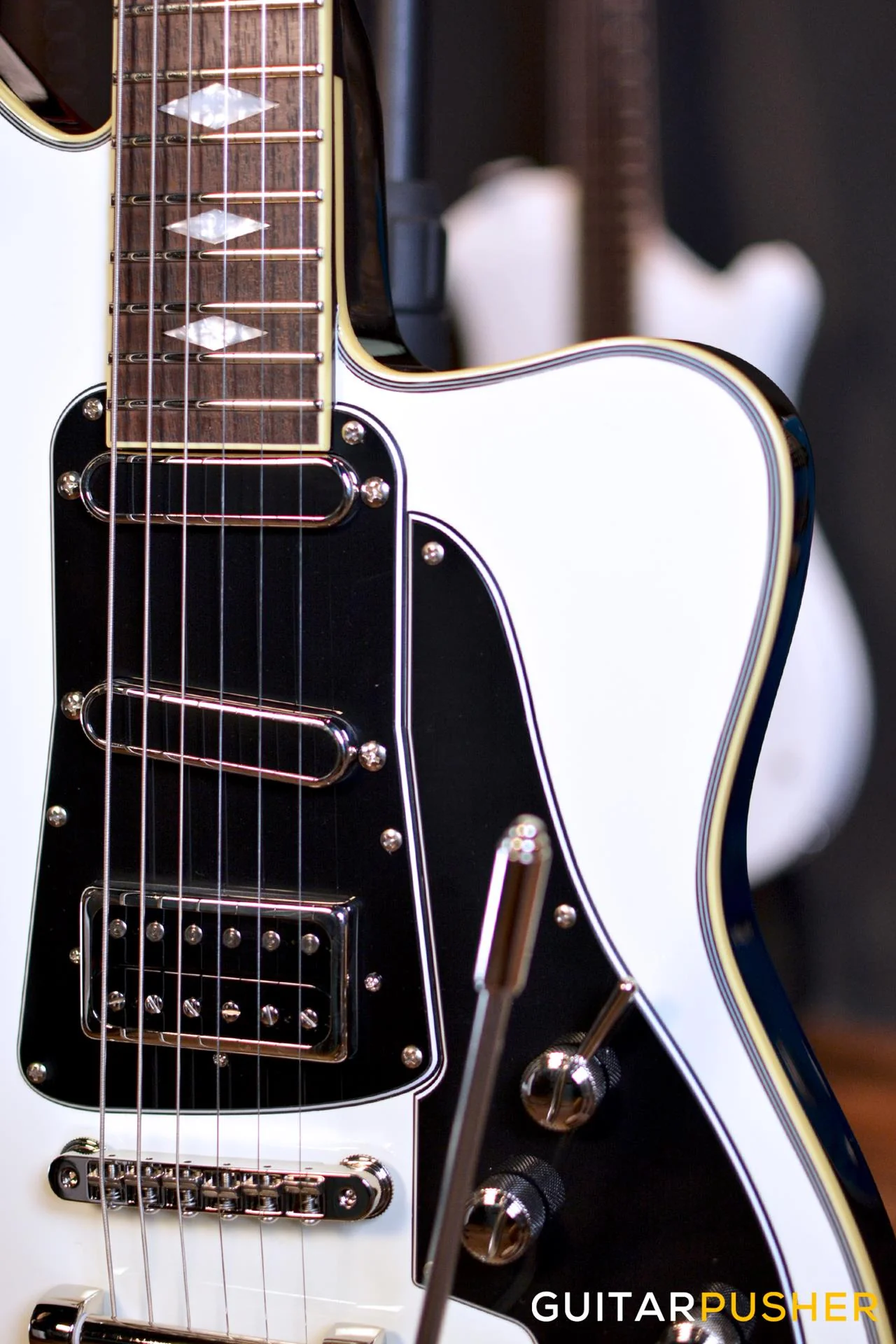 Duesenberg Guitars Paloma Electric Guitar (White) w/ Padded Gigbag - Image 7
