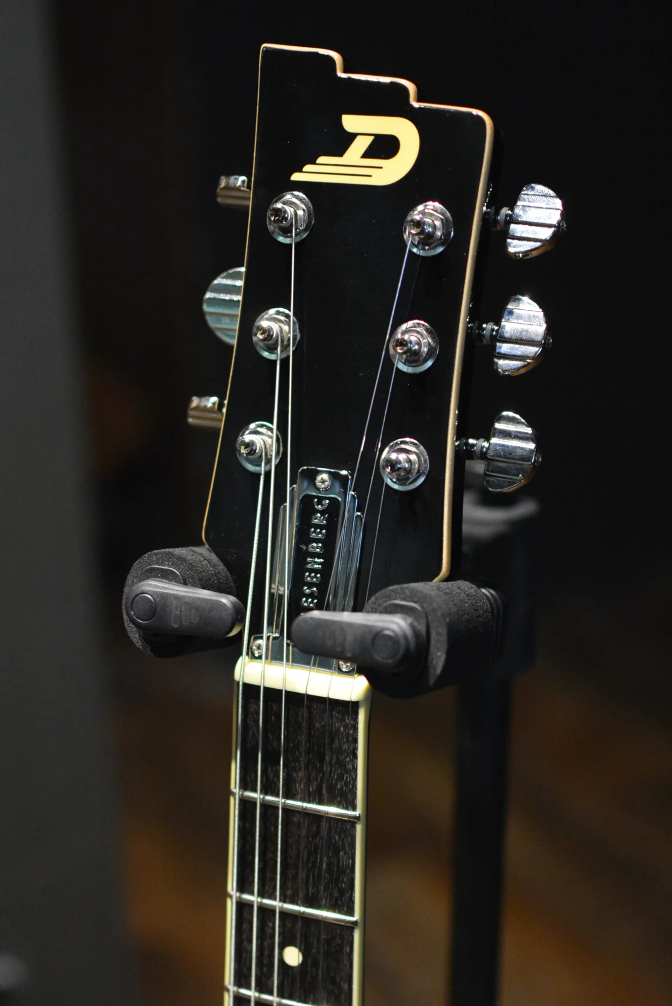 Duesenberg Guitars Starplayer TV Electric Guitar (Black Sparkle) w/ Hard Case - Image 5