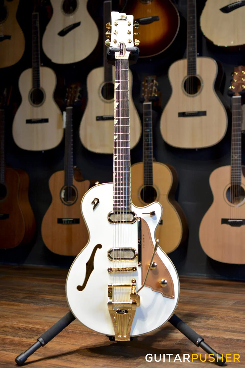 Duesenberg Guitars Starplayer TV Phonic Electric Guitar (Venetian White) w/ Hard Case - Image 11