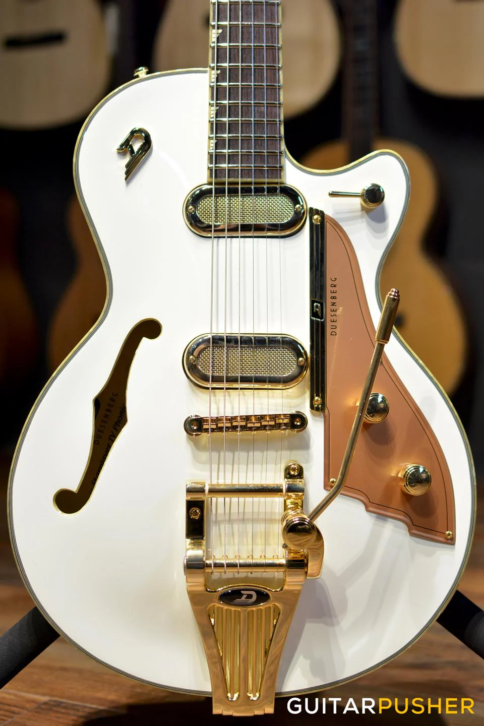 Duesenberg Guitars Starplayer TV Phonic Electric Guitar (Venetian White) w/ Hard Case - Image 2
