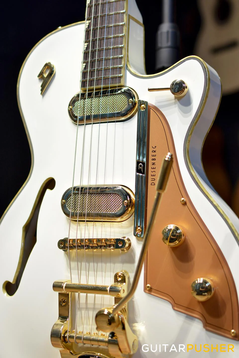 Duesenberg Guitars Starplayer TV Phonic Electric Guitar (Venetian White) w/ Hard Case - Image 3