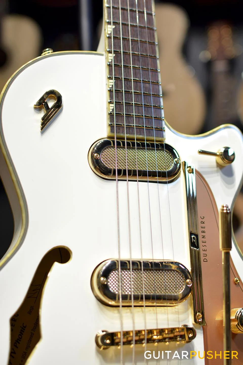 Duesenberg Guitars Starplayer TV Phonic Electric Guitar (Venetian White) w/ Hard Case - Image 4