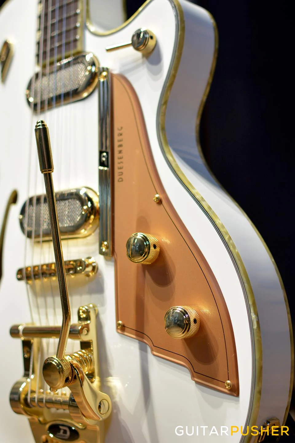 Duesenberg Guitars Starplayer TV Phonic Electric Guitar (Venetian White) w/ Hard Case - Image 5