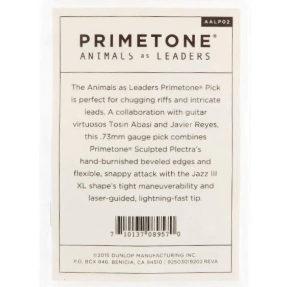 Dunlop AALP02 Animals As Leaders Green Primetone Guitar Pick 3-pc Pack - Image 4