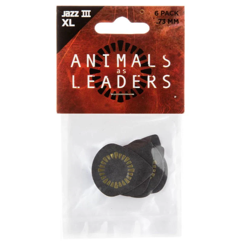 Dunlop AALP04 Javier Reyes Tortex Jazz III XL Guitar Pick 6-pc Pack - Image 2